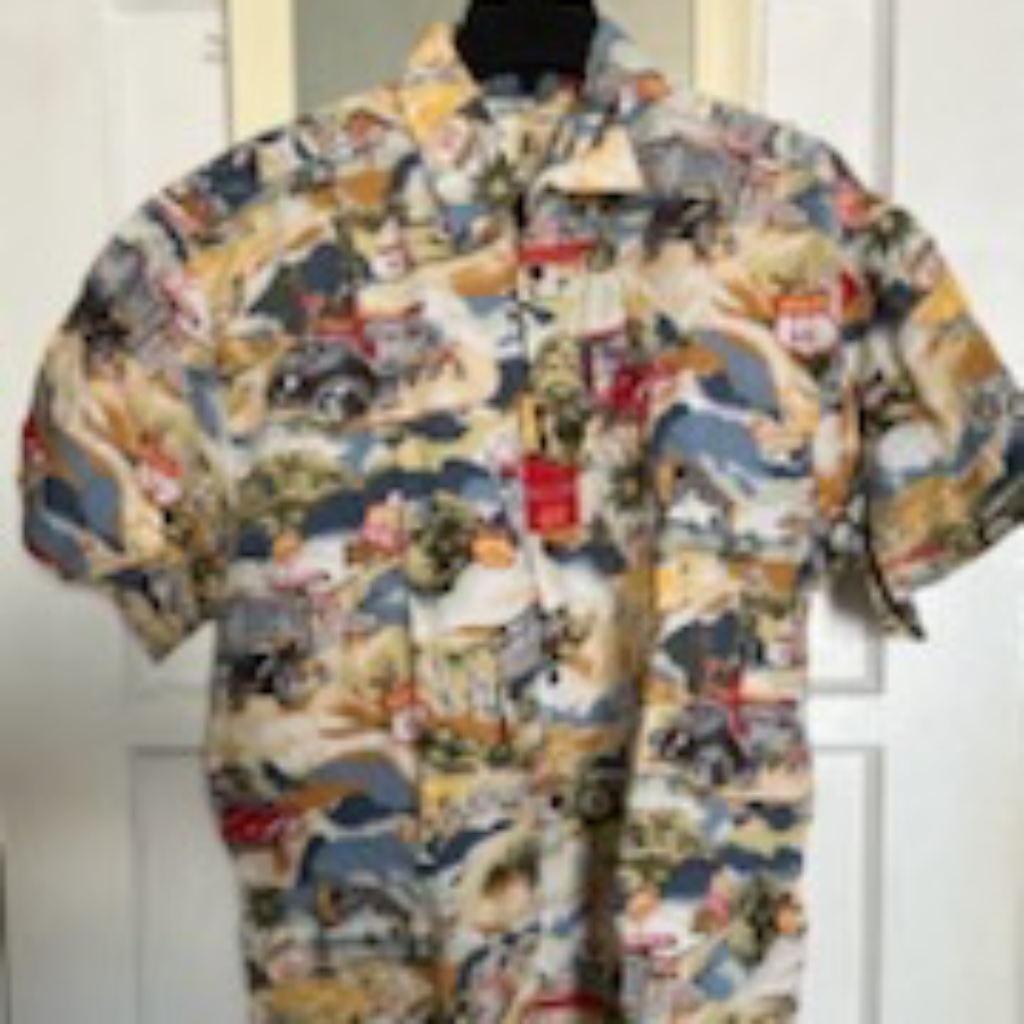 Reyn Spooner Hawaiian Polo Shirt Xl Vintage